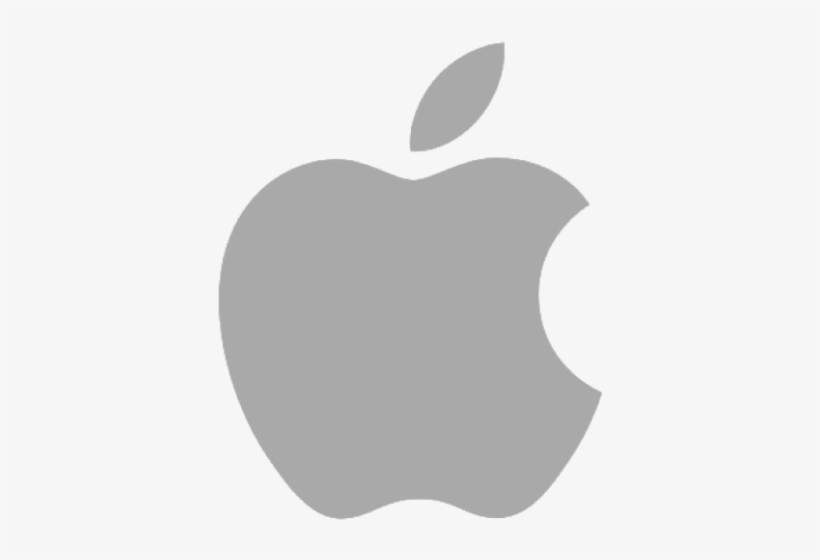 Apple Grey Logo Png Transparent - Logo Apple Vector Png, transparent png #118414