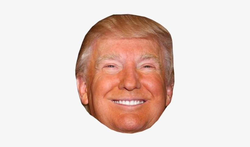 Donald Trump Cut Out Mask, transparent png #118488