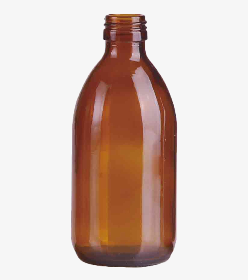 Amber Glass Syrup Bottle 500ml, Din28 - Glass Bottle, transparent png #118774