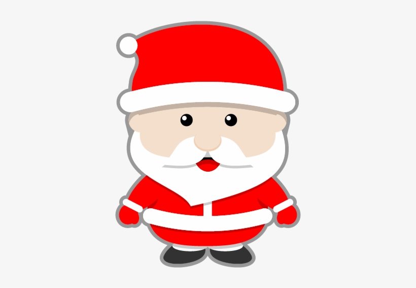 Santa Is Not Real Obviously, Which You Most Likely - Cute Santa Claus Cartoon, transparent png #118794