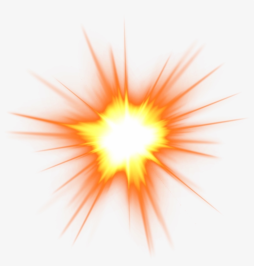 Orange Flare Png Image - Spark Clip Art, transparent png #118820