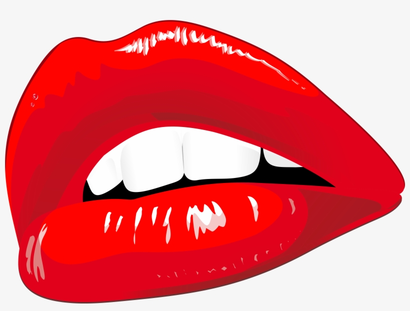 Red Lips Png Clip Art - Lips Clip Art Transparent, transparent png #118822