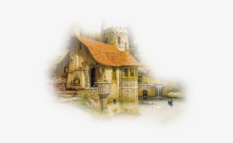 Stone-cottage - Book Of Spells By Almine, transparent png #119286
