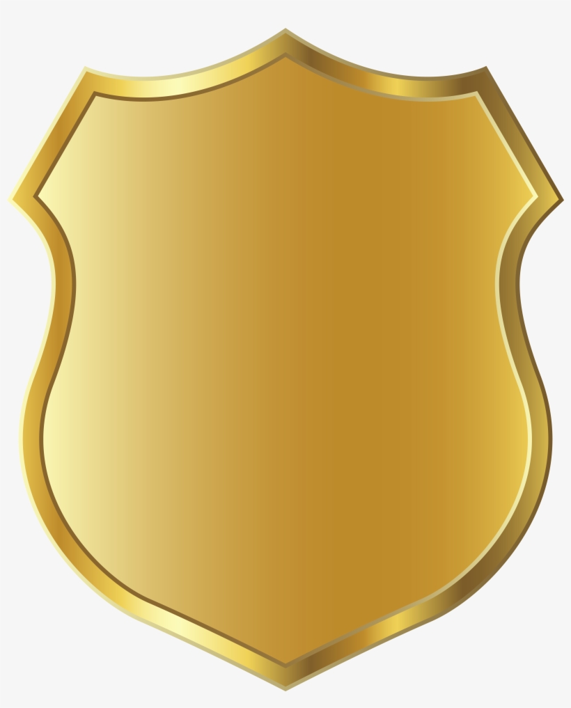 Golden Badge Template Clipart Png Picture - Transparent Police Badge Png, transparent png #119309