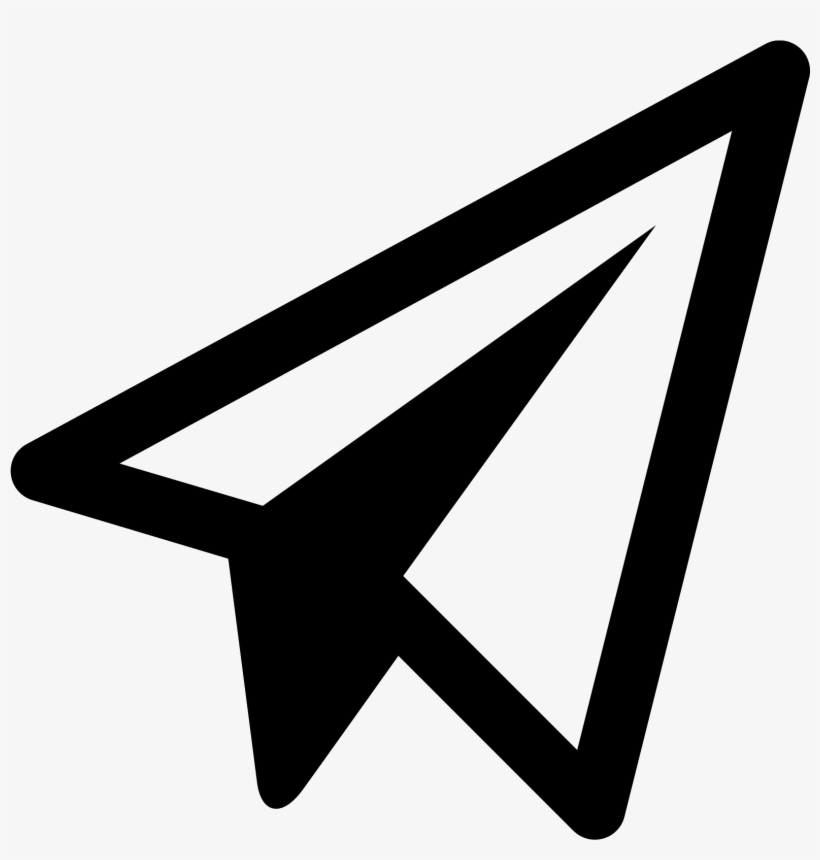 Paper Plane Icon - Paper Airplane Icon Png, transparent png #119911