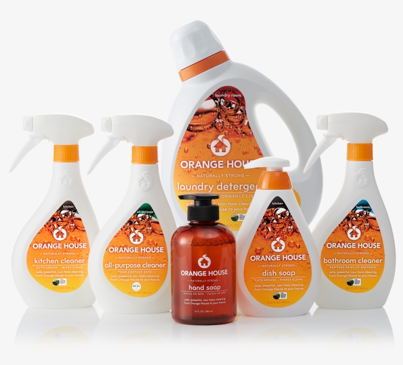 Orange House Liquid Transformation Kit - Orange House Liquid Laundry Detergent, 60.8 Fl. Oz., transparent png #1100284