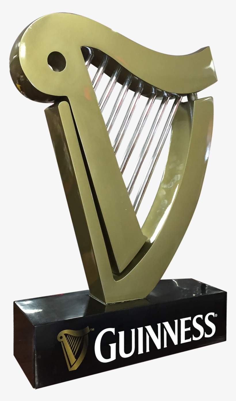 Guinness Harp Display - Guinness, transparent png #1100867