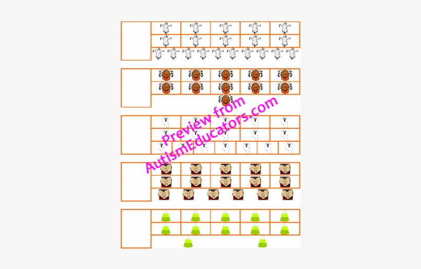 File Folder Activity Number To Quantity 11-20 Ten Frames - One To One Correspondence Folder Activities, transparent png #1100907