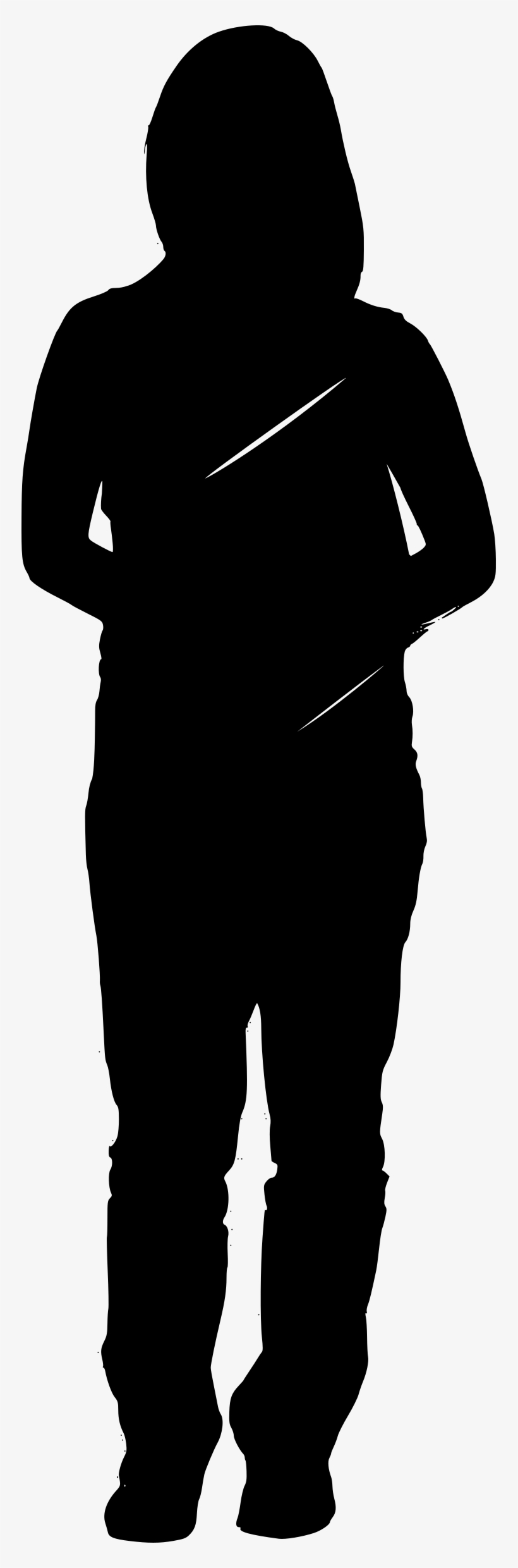 Student Silhouette Png - Student Girls Png Clipart, transparent png #1101003