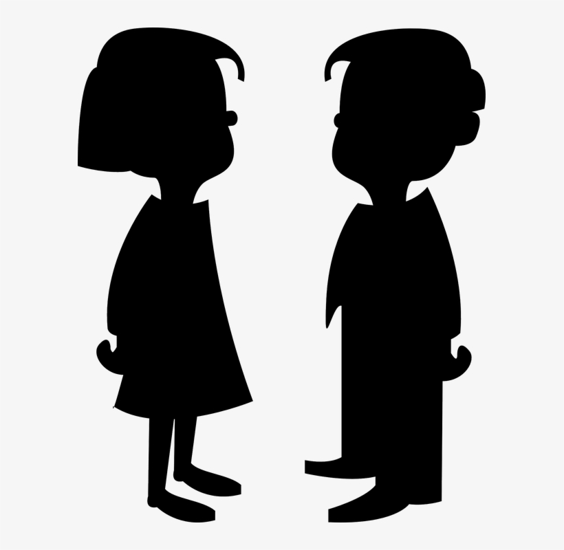 Silhouettes-28769 960 - Boy And Girl Png, transparent png #1101123