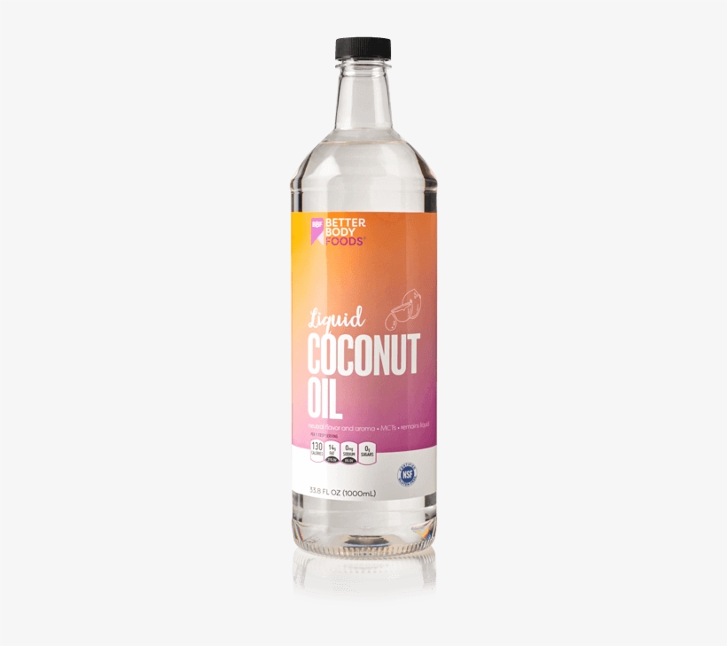 Liquid Coconut Oil By Better Body Foods - Better Body Foods Liquid Coconut Oil, transparent png #1101146