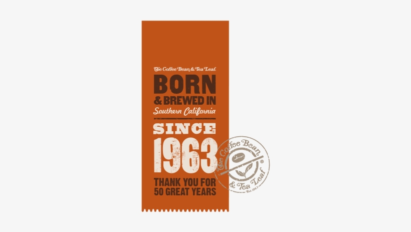 5o Years Of Passion - Coffee Bean And Tea Leaf, transparent png #1101194