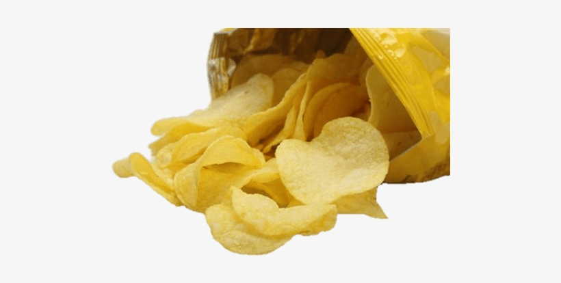Food - Crisps - Transparent Bag Of Chips, transparent png #1101311
