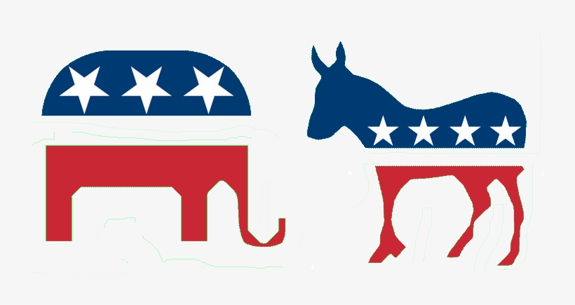 Donkey Democrat Png - Democrat Vs Republican Gif, transparent png #1101997