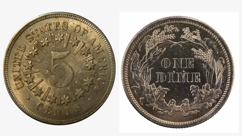 Nickel And Dime - 1913 Liberty Head Nickel, transparent png #1102461