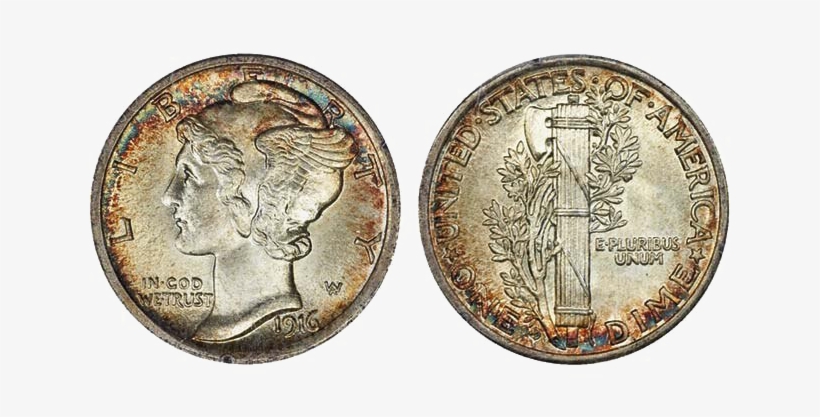 Dime Png Photos - Mercury Dime, transparent png #1102488