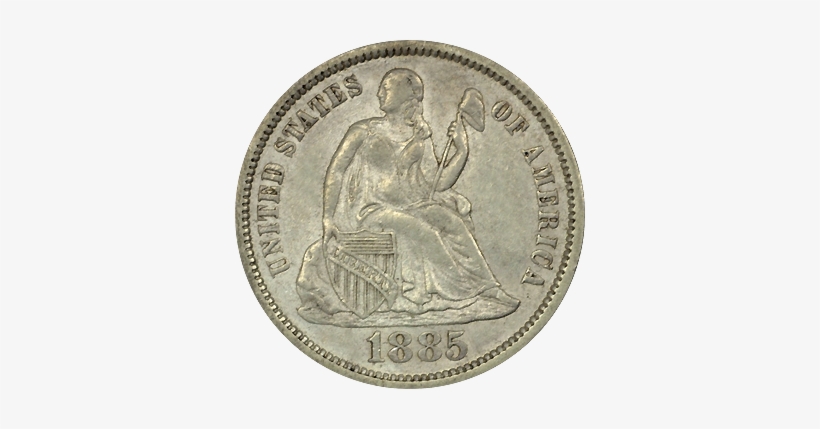 Seated Liberty Dime - Inumis, transparent png #1102688