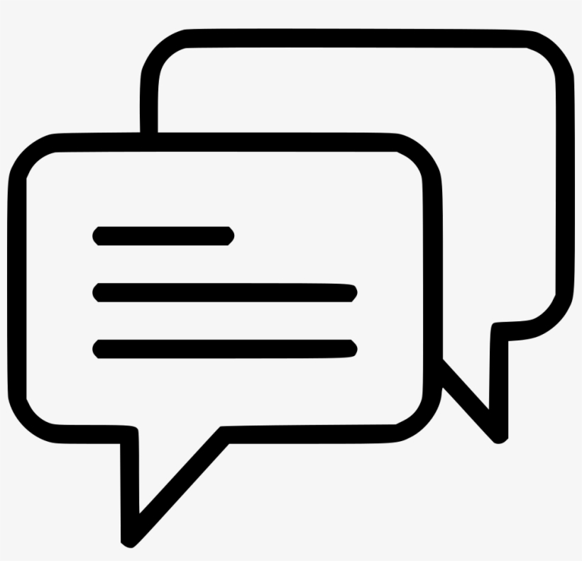 Chat Conversation Comments - Chat Box, transparent png #1102738