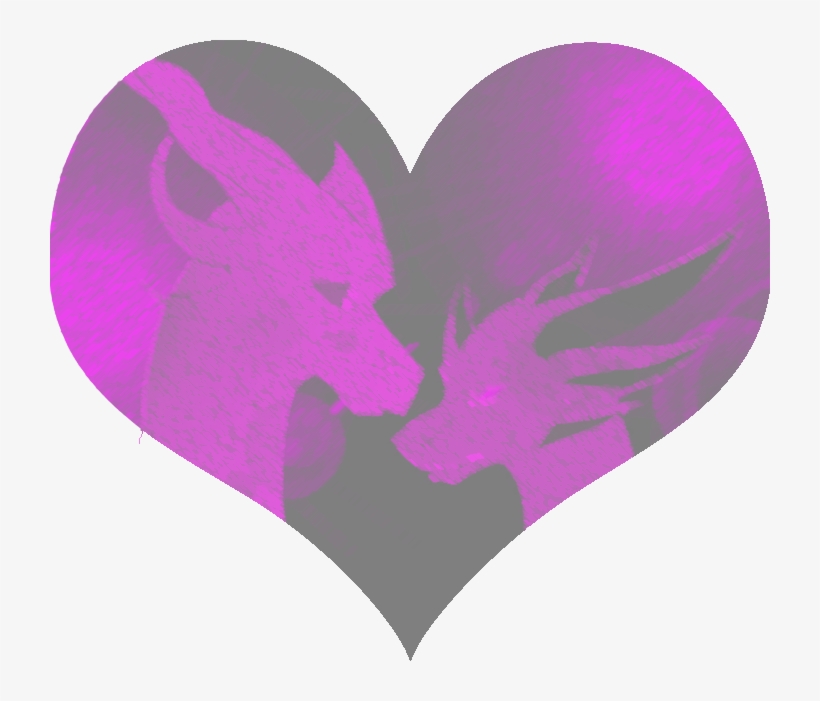 Hados X Lyn Chalk & Charcoal - Heart, transparent png #1102742