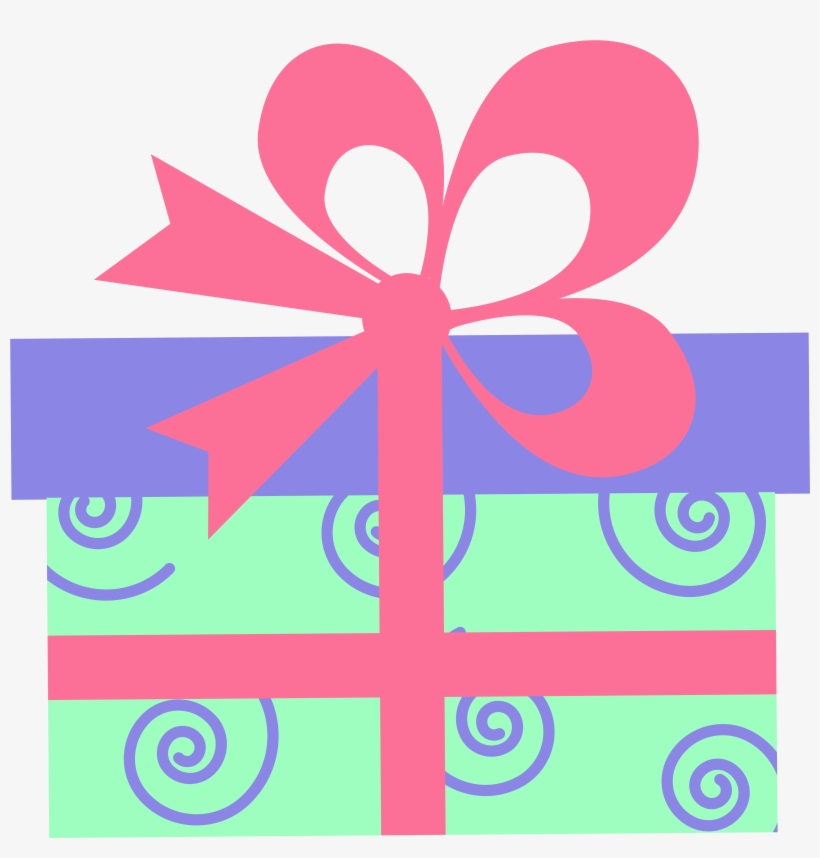 Hand Painted Cartoon Flat Gift Box Decoration Vector, transparent png #1103007