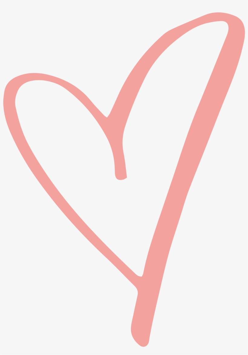 Rustic Clipart Love Heart - Pink Heart Transparent Background - Free Transparent  PNG Download - PNGkey