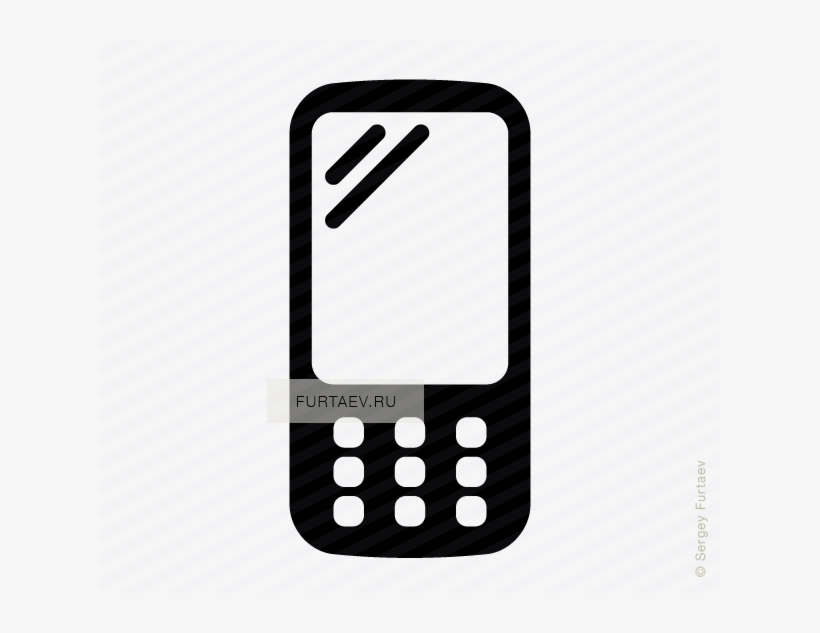 Mobile Phone Vector Icon Clip Art Transparent Download - Mobile Phone Icons Vector, transparent png #1103674