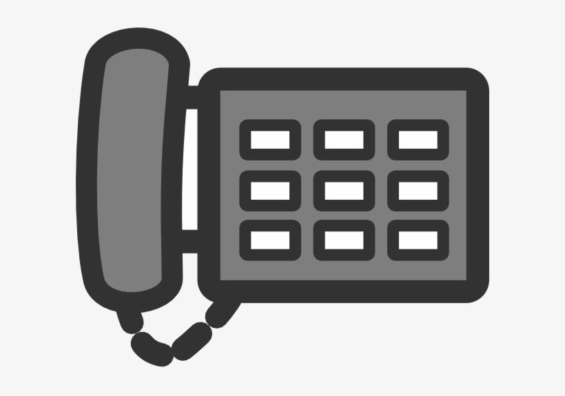 Telephone Pink Phone Clip Art Vector Clip Art Free - Clip Art Office Phone, transparent png #1103708