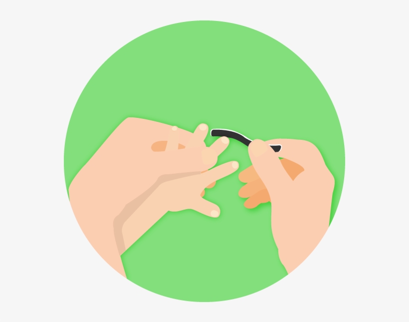 Use Curved S File To Quickly And Easily Smooth Baby S Cut Nail Cartoon Png Free Transparent Png Download Pngkey