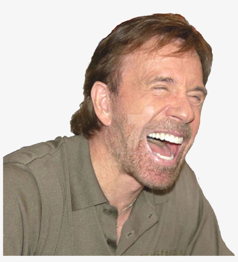 Chuck Norris Png Clipart - Chuck Norris Laughing Meme, transparent png #1104195