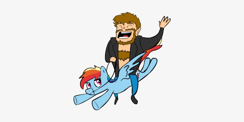 Christheponyguy, Chuck Norris, Human, Rainbow Dash, - Cartoon, transparent png #1104678