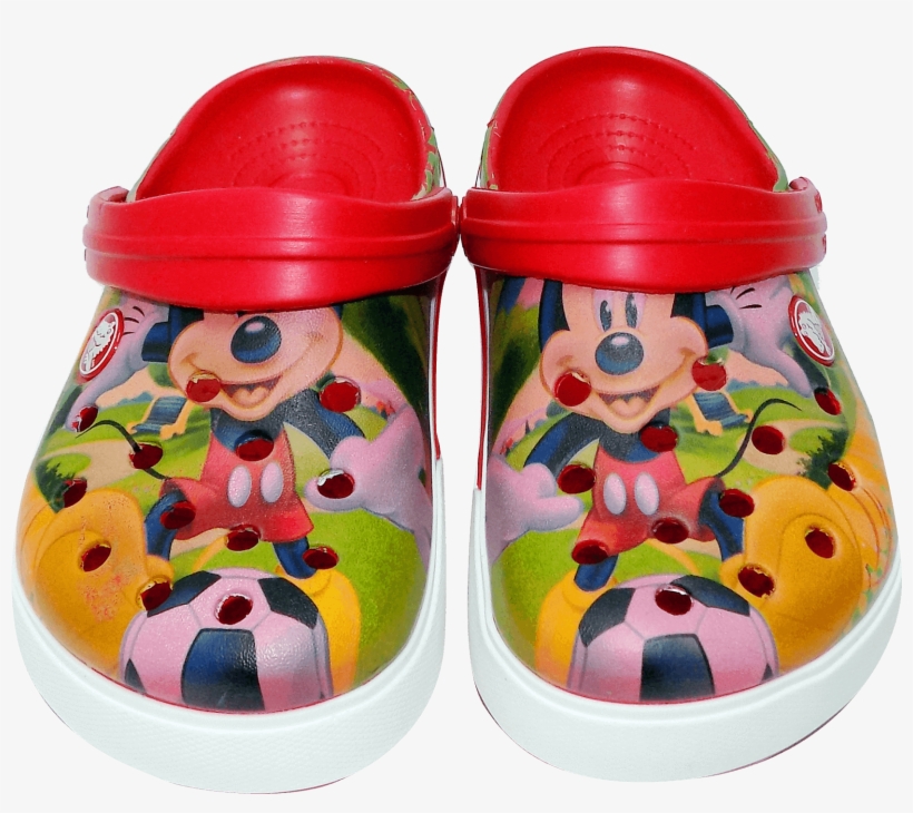 Crocs Mickey - Crocs Crocband Mickey Mouse Clog, transparent png #1104834