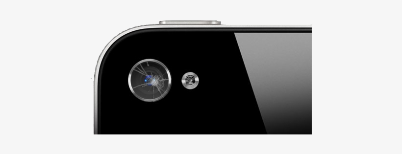 Broken Camera - Apple Iphone 4 - 8 Gb - Black - Straight Talk - Cdma, transparent png #1104985