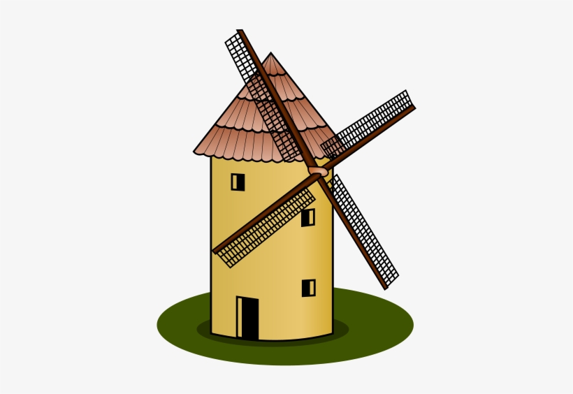 Windmill Clipart Png, transparent png #1105065