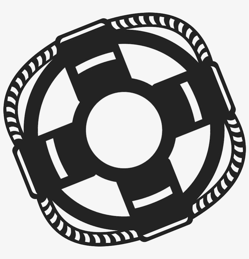 Detailed Life Preserver Stamp - Ship Vector, transparent png #1105366