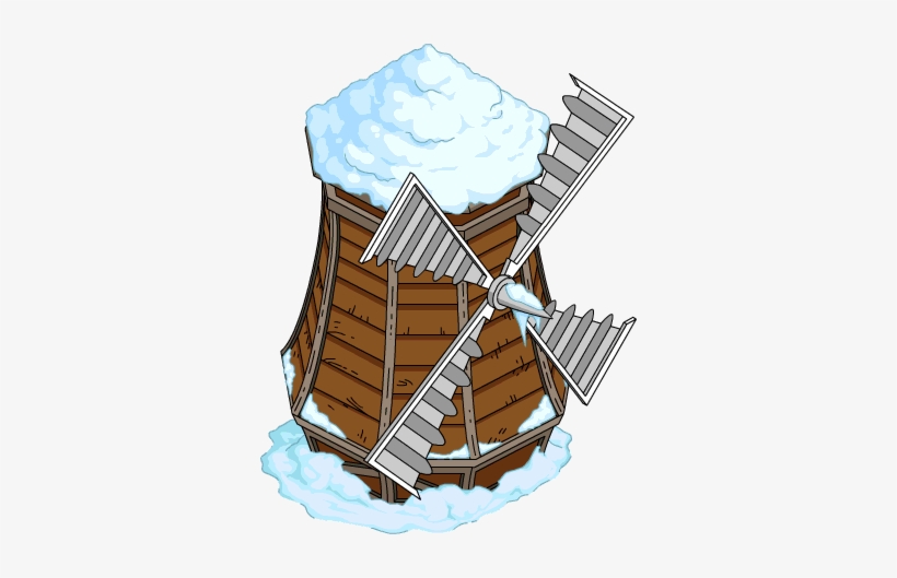 Windmill Snow Menu - Melnitsa, transparent png #1105463