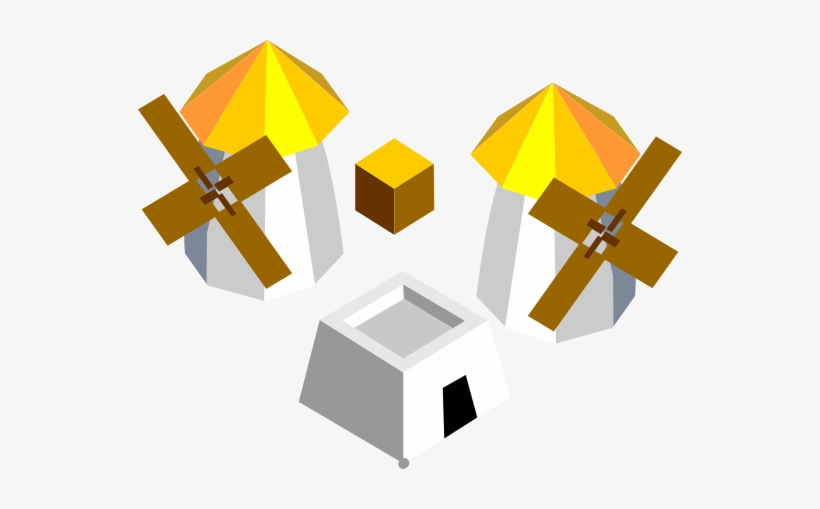 Windmill 3 - Polytopia Sawmill Level 8, transparent png #1105482