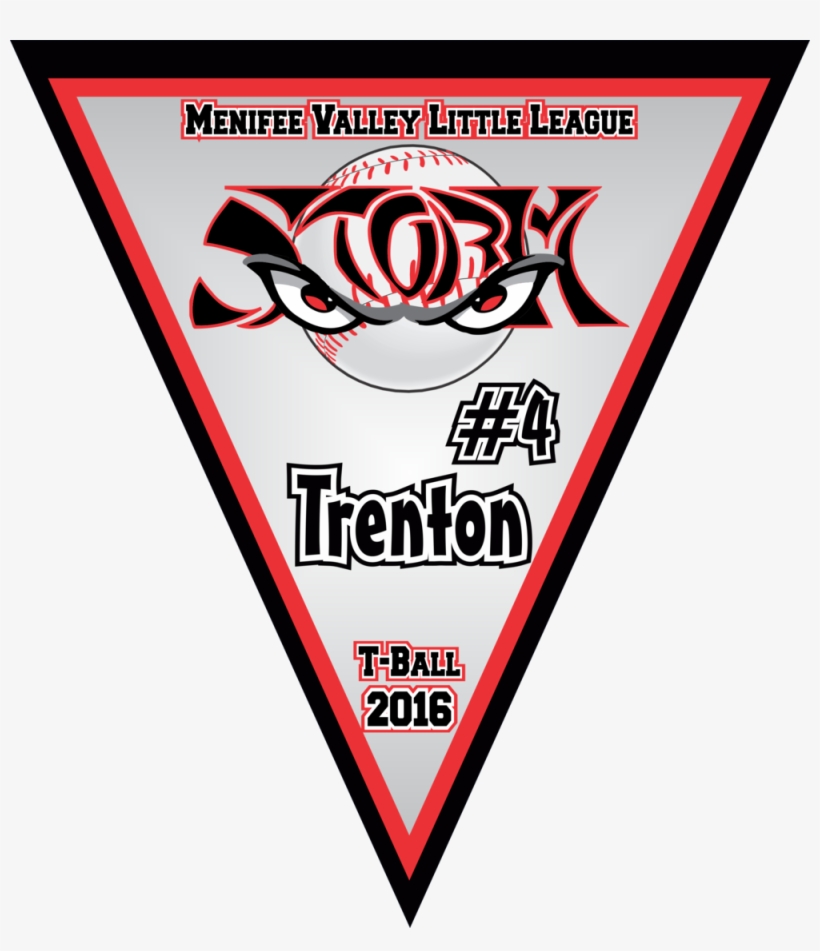 Mvll T-ball Storm 2016 Triangle Pennant Sample, transparent png #1105626