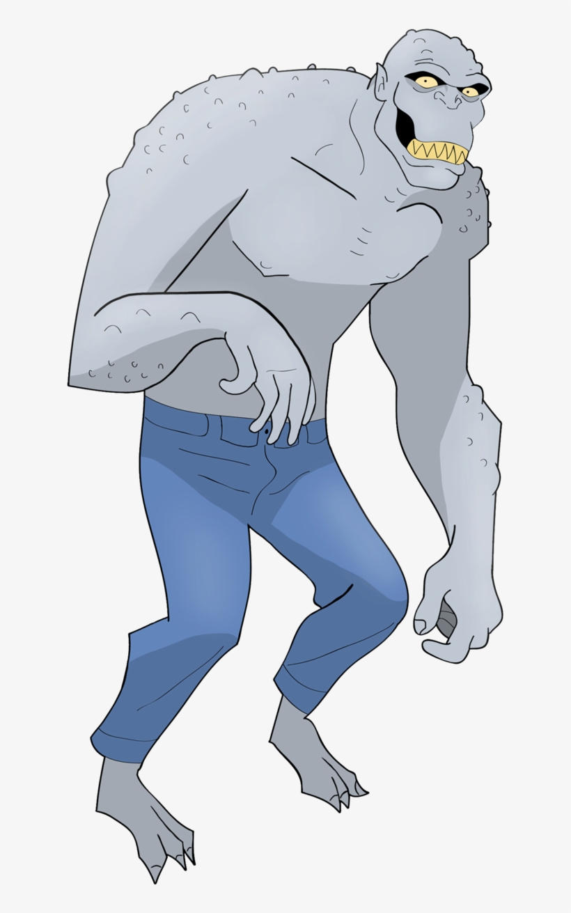 Killer Croc By Dawidarte - Killer Croc Bruce Timm, transparent png #1105718
