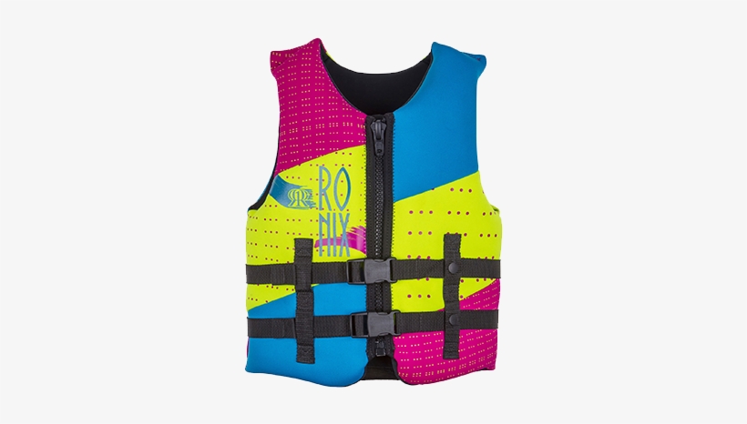 2018 Ronix August Girls Youth - Ronix August Girls Youth (50-90 Lbs) Cga Vest 2017, transparent png #1105834