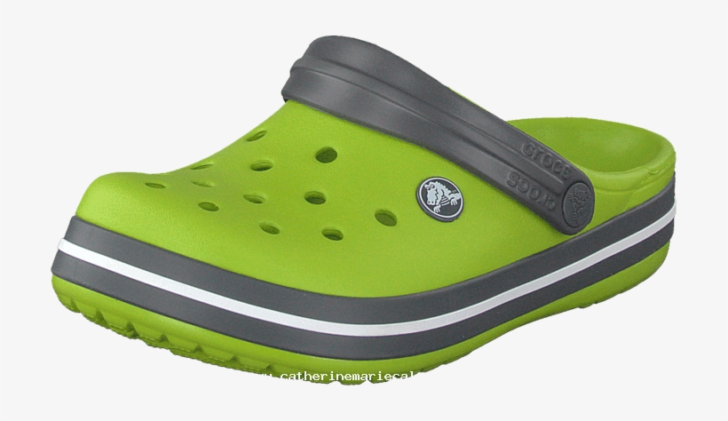 Crocs Children Crocband Kids Volt Green/gpt Children-bwenm - Slip-on Shoe, transparent png #1105858
