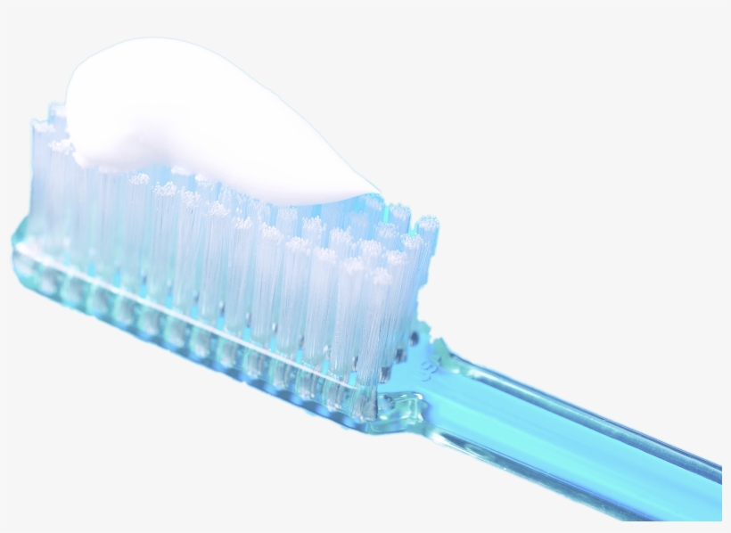 Toothpaste On Brush Png - Toothpaste, transparent png #1105954
