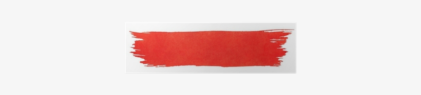 Paint Brush Stroke Red, transparent png #1106074