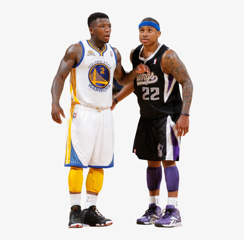 It May Be Hard To Believe, But The 5'9″ Isaiah Thomas - Isiah Thomas And Nate Robinson, transparent png #1106146