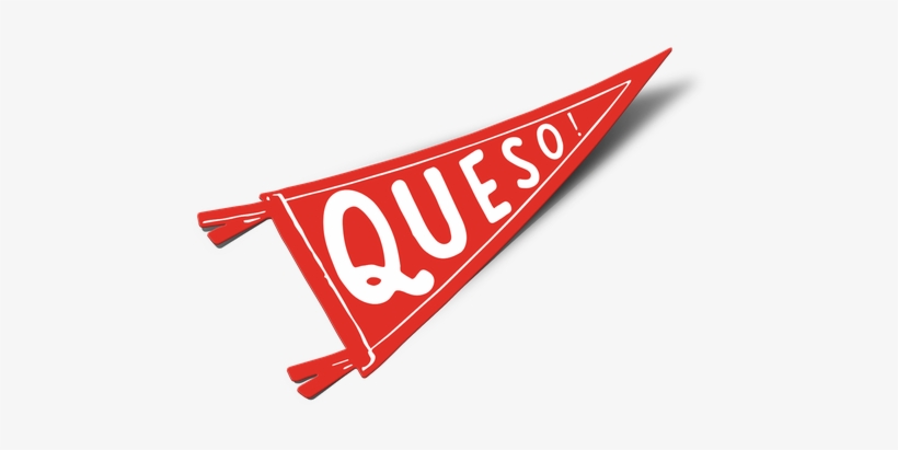 Anca Queso Pennant Sticker - Cheese, transparent png #1106165
