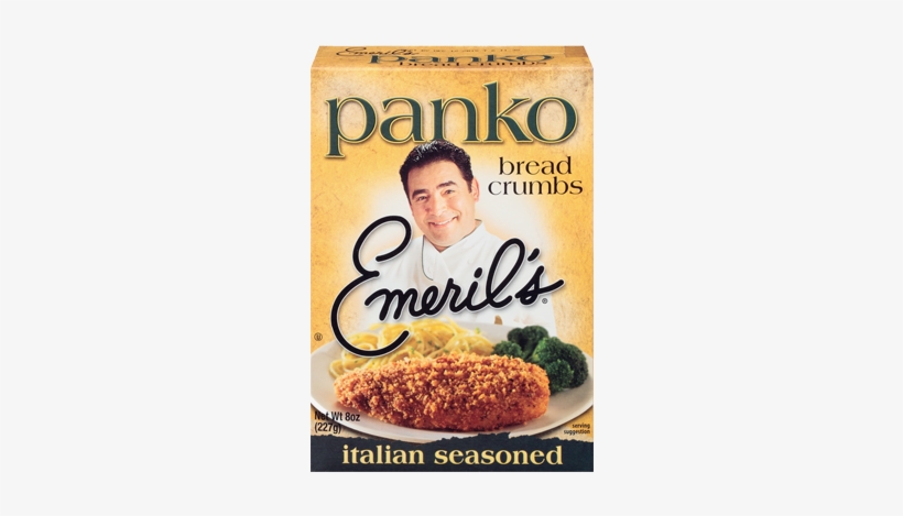 Emeril's® Italian Seasoned Panko Bread Crumbs - Panko Bread Crumbs Original, transparent png #1106498