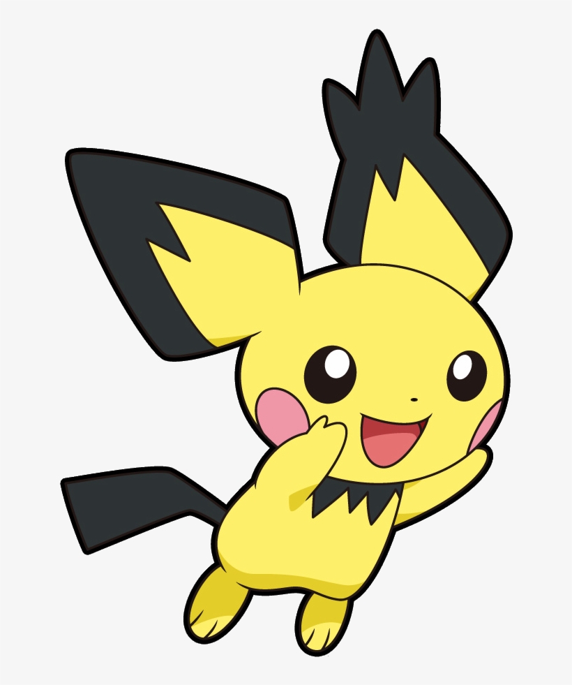 Spiky Eared Pichu - Pichu Pokemon, transparent png #1106808