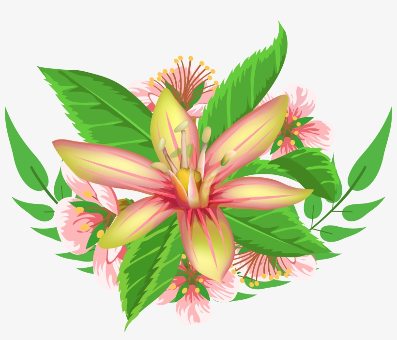 Yellow Flower Png, transparent png #1106839