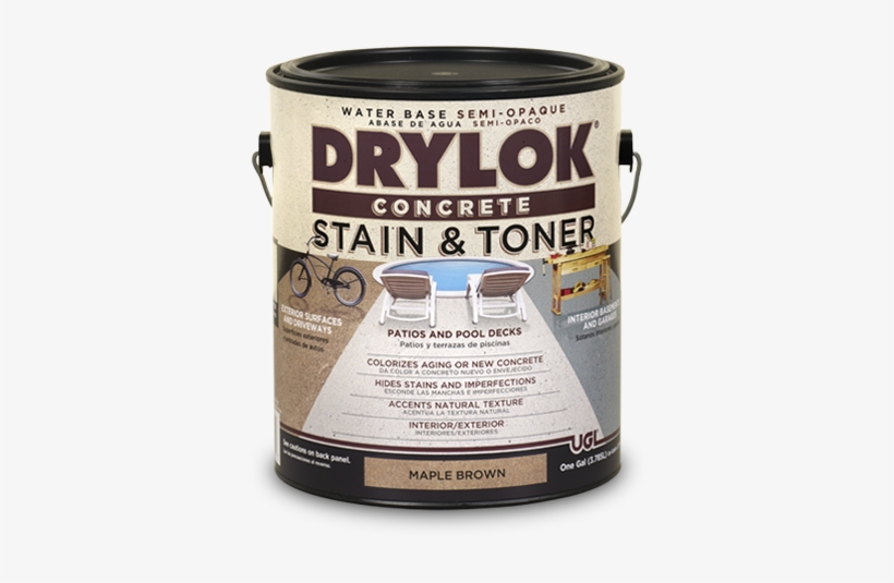 Drylok® Concrete Stain And Toner - Drylok - Water-base Semi-opaque Concrete Stain, transparent png #1106908