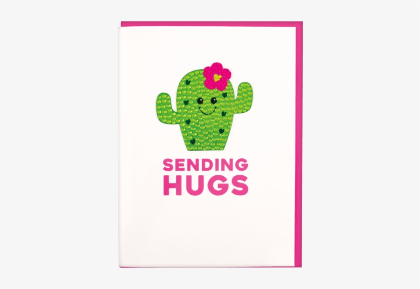 Picture Of Cactus Rhinestone Decal Card - Decal, transparent png #1107106