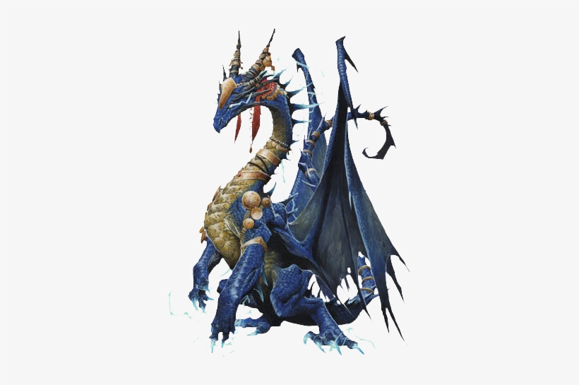 Shattered Star Blue Dragon Figure - Adult Blue Dragon D&d, transparent png #1107330